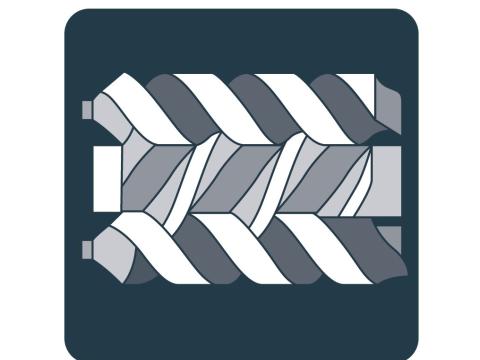 image of a three screw pump render