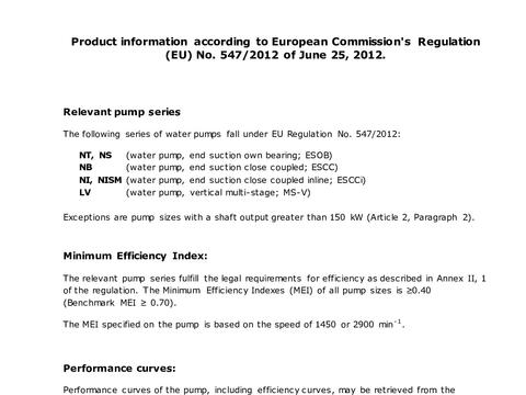 Allweiler-Pumps-488143_Product_information_acc_to_regulation_547_2012_Edition_2014_12